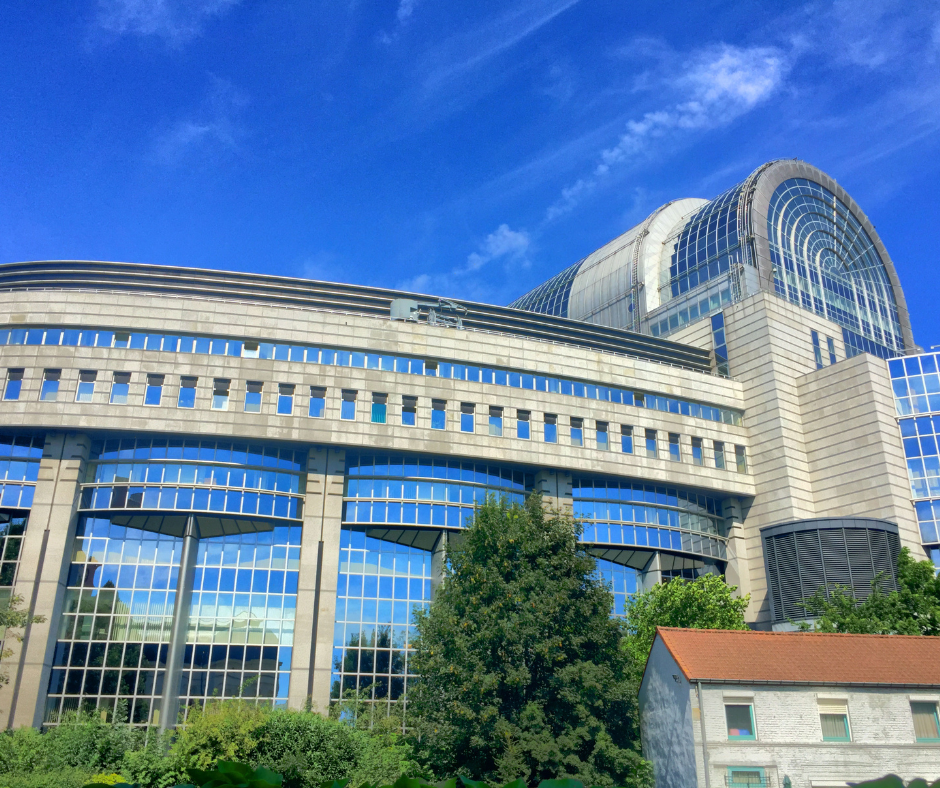 Quartier européen Bruxelles bâtiments modernes