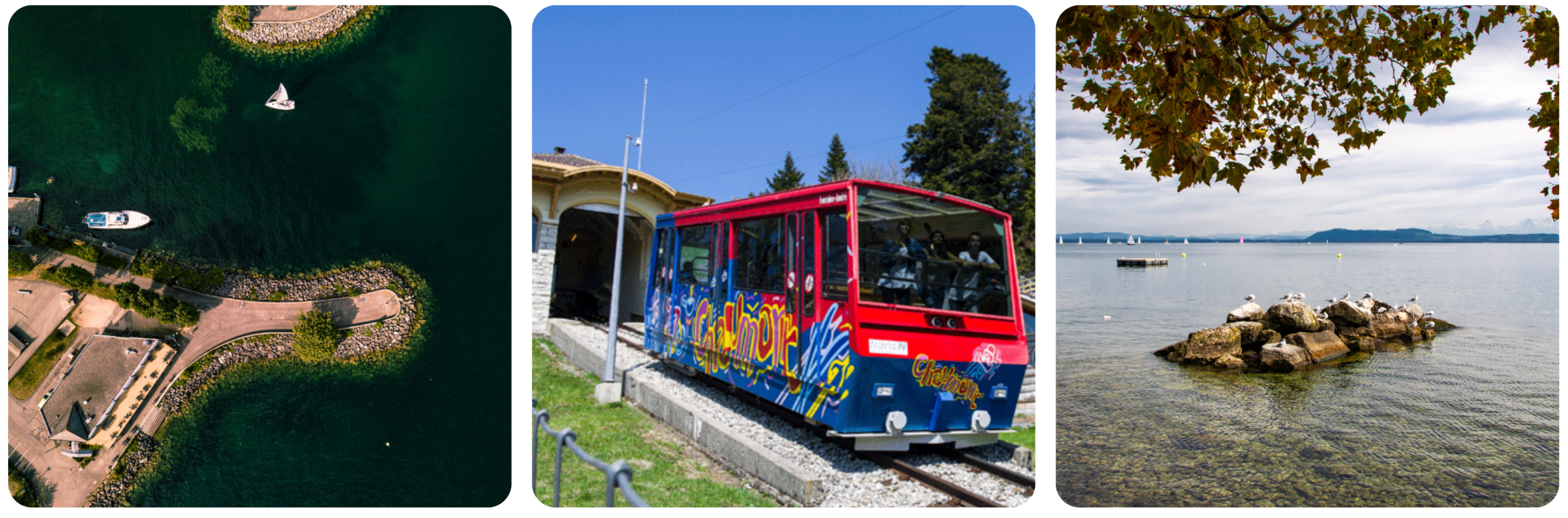 images neuchâtel, funiculaire, port, et lac